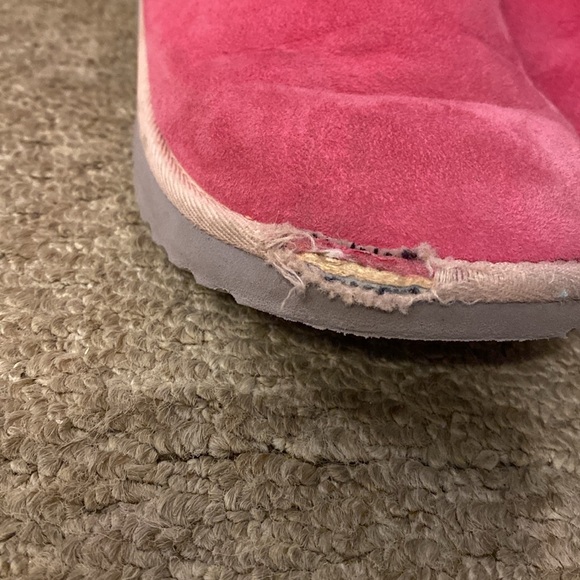 Ugg pink big bow boots toddler girls size 2 - Picture 4 of 9